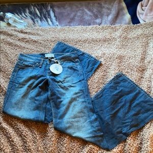 BCBGeneration Core Wide Leg Pant Denim Washington